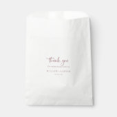 素朴バラ金ゴールドスクリプトサンキュー結婚ズ フェイバーバッグ (正面)