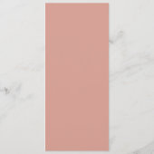 素朴バラ金ゴールドフローラ書結婚のメニュー メニュー (裏面)