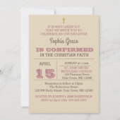 素朴バラ金ゴールド確認招待状 招待状 (正面)