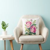 素朴バラ、アンティークフローラデザイン クッション (椅子)