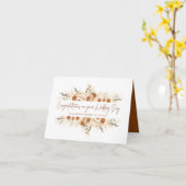 素朴バラ&カ結婚ラリリー カード (黄色い花)