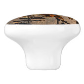 素朴バラ セラミックノブ (側面)