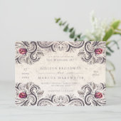 素朴バラ 招待状 (スタンド正面)