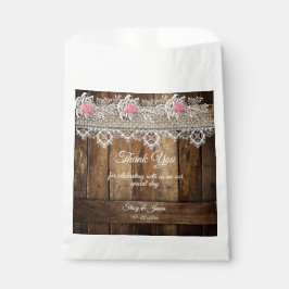 素朴バーンウッド、レース&バラズ結婚 フェイバーバッグ