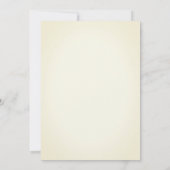 素朴パインズウッドラ結婚ンドのリハーサルディナー 招待状 (裏面)