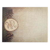 素朴パインズ結婚ウッズ ノートパッド (正面)