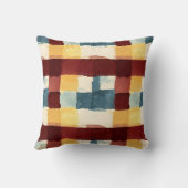 素朴パッチワーク水彩装飾用クッション クッション (裏面)