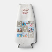 素朴パパ写真コラージュクーラーボックス ボトルクーラー (正面)