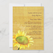 素朴パピルス水彩ひま結婚わ 招待状 (裏面)