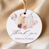 素朴パンプキン秋結婚に感謝 フェイバータグ