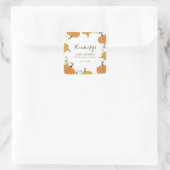 素朴パンプキ離れンとBABY SHOWER スクエアシール (バッグ)