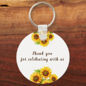 素朴パーソナライズされたなモルデンのヒマ結婚ワリ キーホルダー (裏面)