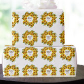 素朴パーソナライズされたなモルデンのヒマ結婚ワリ ラッピングペーパー