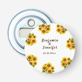 素朴パーソナライズされたなモルデンのヒマ結婚ワリ 栓抜き