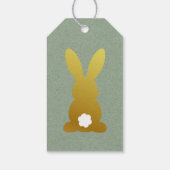 素朴パーソナライズされたエレガント復活祭 ギフトタグ (裏面)