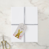 素朴パーソナライズされたエレガント復活祭 ギフトタグ (より糸付き)