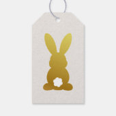 素朴パーソナライズされたエレガント復活祭 ギフトタグ (裏面)