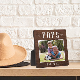 素朴パーソナライズされたポップ フォトプラーク