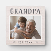 素朴パーソナライズされた写真 フォトプラーク (正面)