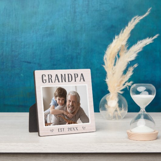 素朴パーソナライズされた写真 フォトプラーク (インサイチュ)