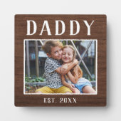 素朴パーソナライズされた写真 フォトプラーク (正面)