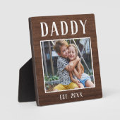 素朴パーソナライズされた写真 フォトプラーク (正面)