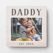 素朴パーソナライズされた写真 フォトプラーク (正面)