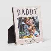 素朴パーソナライズされた写真 フォトプラーク (正面)