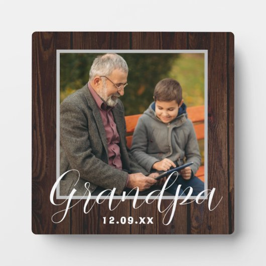 素朴パーソナライズされた歯垢 フォトプラーク (正面)