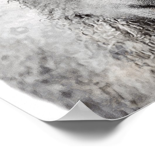 素朴ヒツミニマリストモダンカントリーファームハウス ポスター (角)