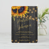 素朴ヒマワリはバ結婚ン・ウッドを照らす 招待状 (スタンド正面)