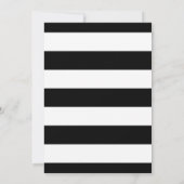 素朴ヒマワリストライプの結婚ズ 招待状 (裏面)