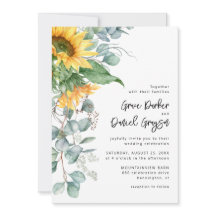 素朴ヒマワリユーカリフローラ結婚ズ