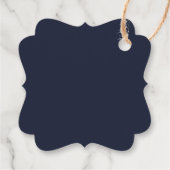 素朴ヒマワリ結婚ユーカリ フェイバータグ (裏面)