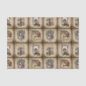 素朴ビクトリアンChristmas Book Covers 薄葉紙 (正面)