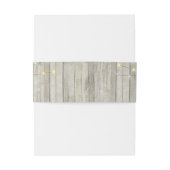 素朴ビーチウッドストリングライト海結婚ズ 招待状ベリーバンド (裏面例)