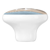 素朴ビーチウッド航海のストライプいかり セラミックノブ (側面)