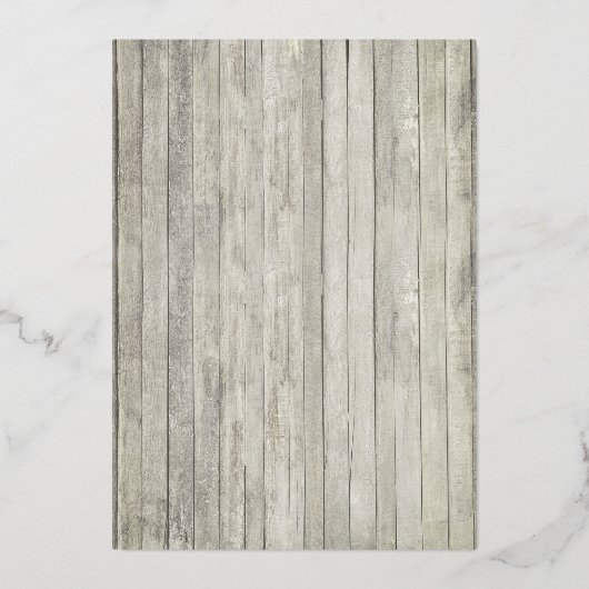 素朴ビーチストリングライトゴールドフォイル結婚ズ 箔招待状 (裏面)