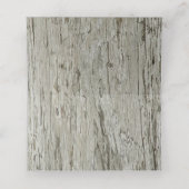 素朴ビーチ流木サンドドル結婚ズ プレイスカード (内部開封)