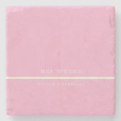 素朴ピエレガントッモダンク先生ギフト ストーンコースター (正面)