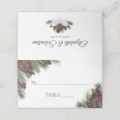 素朴ピネコーンエレガ書ンド式 プレイスカード (外部開封)