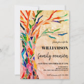 素朴ファミリーツリーファミリー懇親会 招待状 (正面)