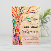 素朴ファミリーツリーファミリー懇親会 招待状 (スタンド正面)