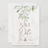 素朴ファンシー木の背景 セーブザデート (正面)