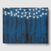 素朴フェアリープリンセスネイビーバーンズ結婚ズ ゲストブック (裏面)