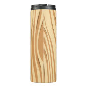 素朴フェイクステンドブラウンパーソナライズされた材カスタム料 タンブラー (裏面)