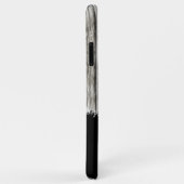 素朴フェイク木にグレーと黒を加える Case-Mate iPhoneケース (裏面/右)