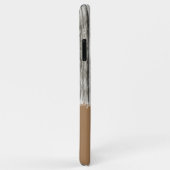 素朴フェイク木に灰色と茶色を付ける Case-Mate iPhoneケース (裏面/右)