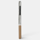 素朴フェイク木に灰色と茶色を付ける Case-Mate iPhoneケース (裏面/左)