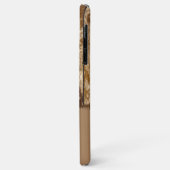 素朴フェイク木に茶色を追加 Case-Mate iPhoneケース (裏面/左)